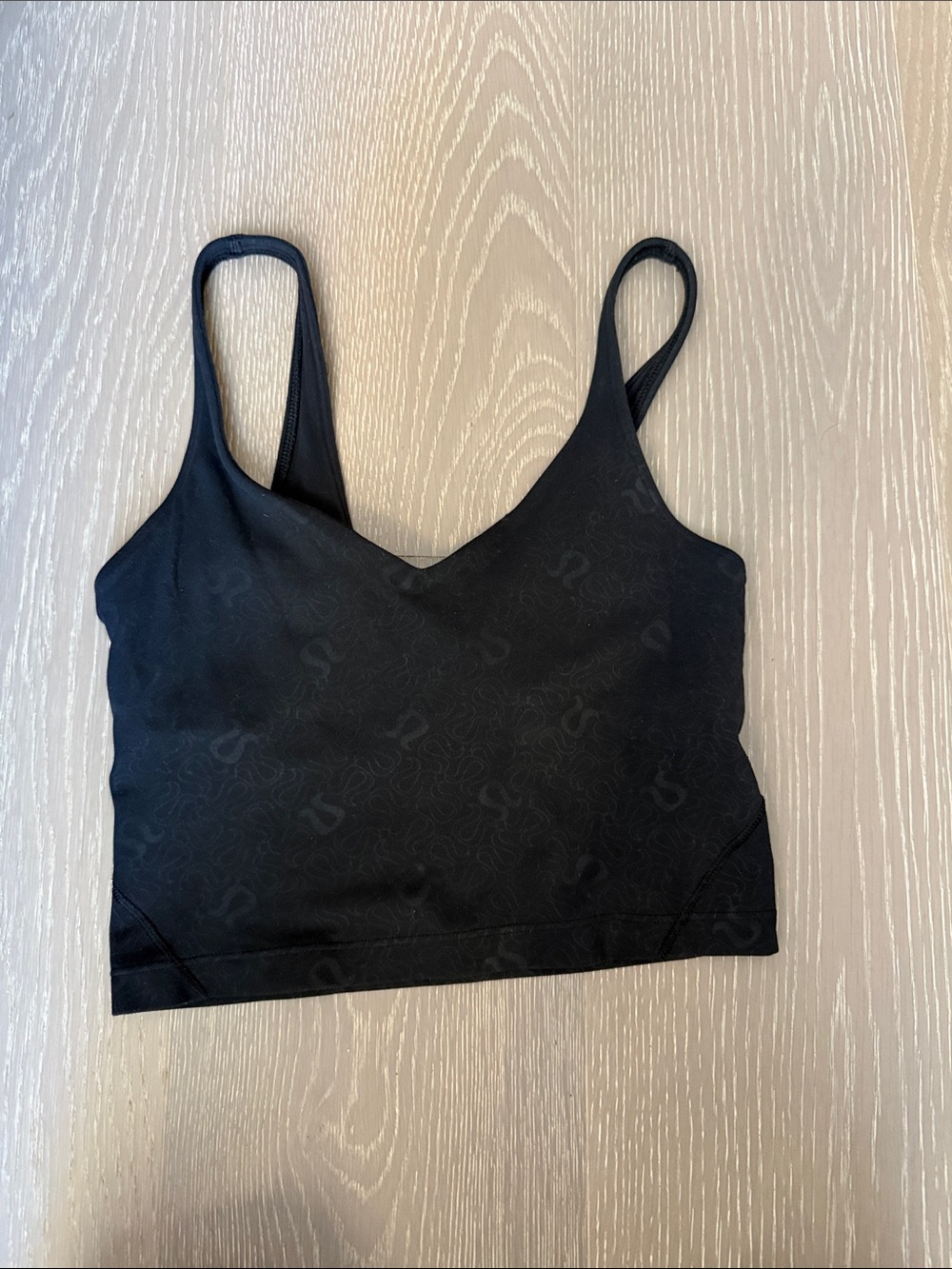 Lululemon Black tank top size 4